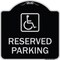 Signmission Reserved Parking HandicappedBlue Heavy-Gauge Aluminum Architectural Sign, 18" x 18", BS-1818-23158 A-DES-BS-1818-23158 - alternate 1